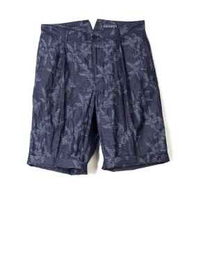 GILBERT | Wide Cut Shorts | Botanic Indigo